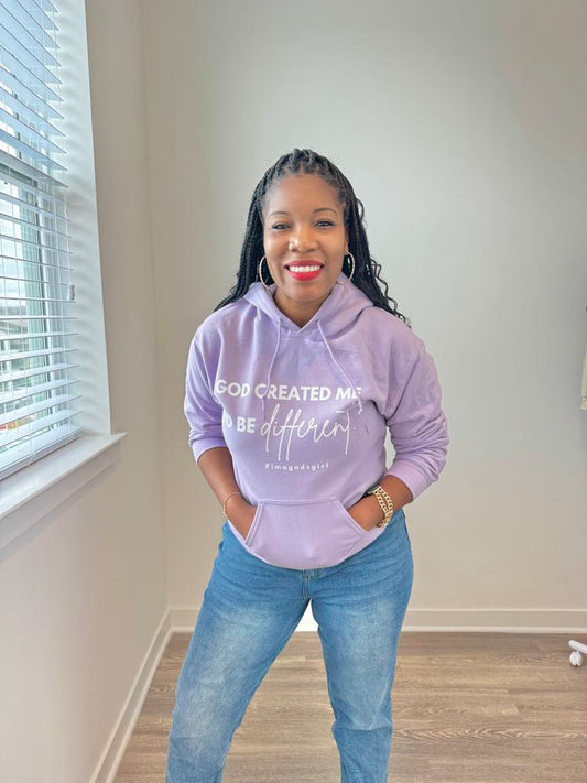 God Created me to be Different Hoodie